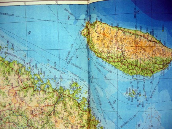 1953年亜光与地学社中国地図